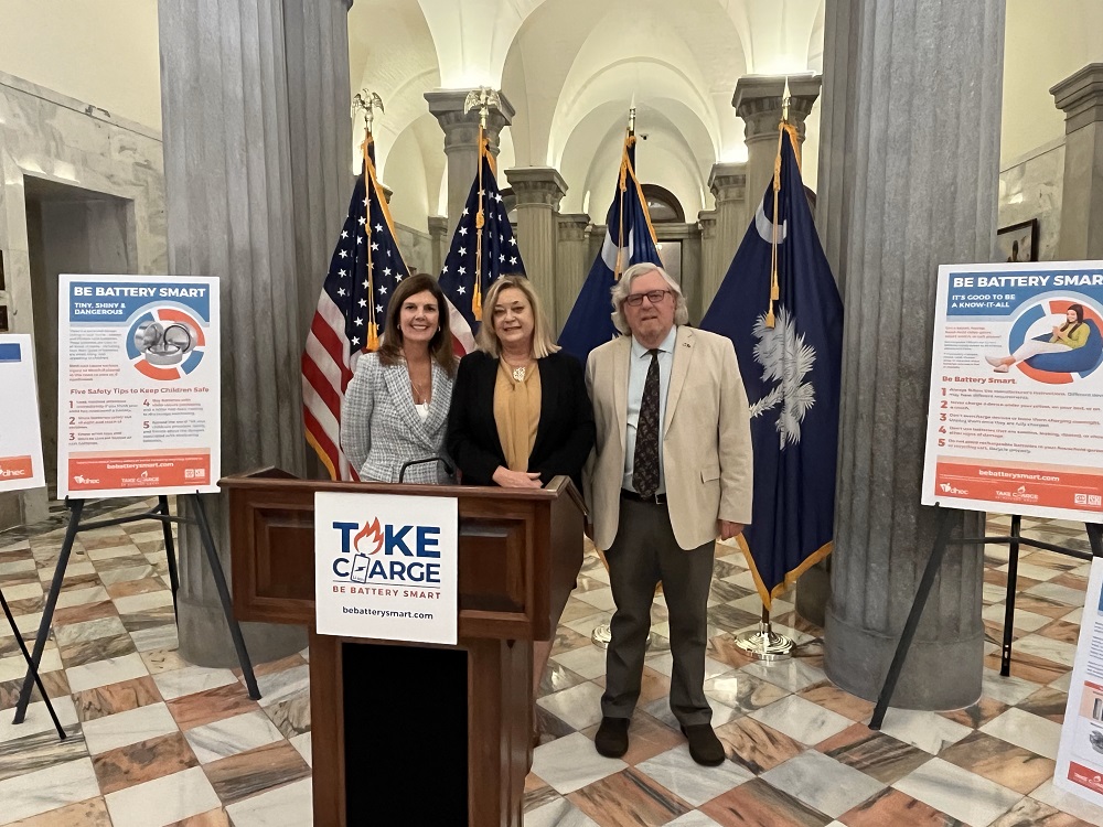 Lt. Governor Evette, DHEC, ISRI Launch ‘Be Battery Smart’ Campaign for South Carolina